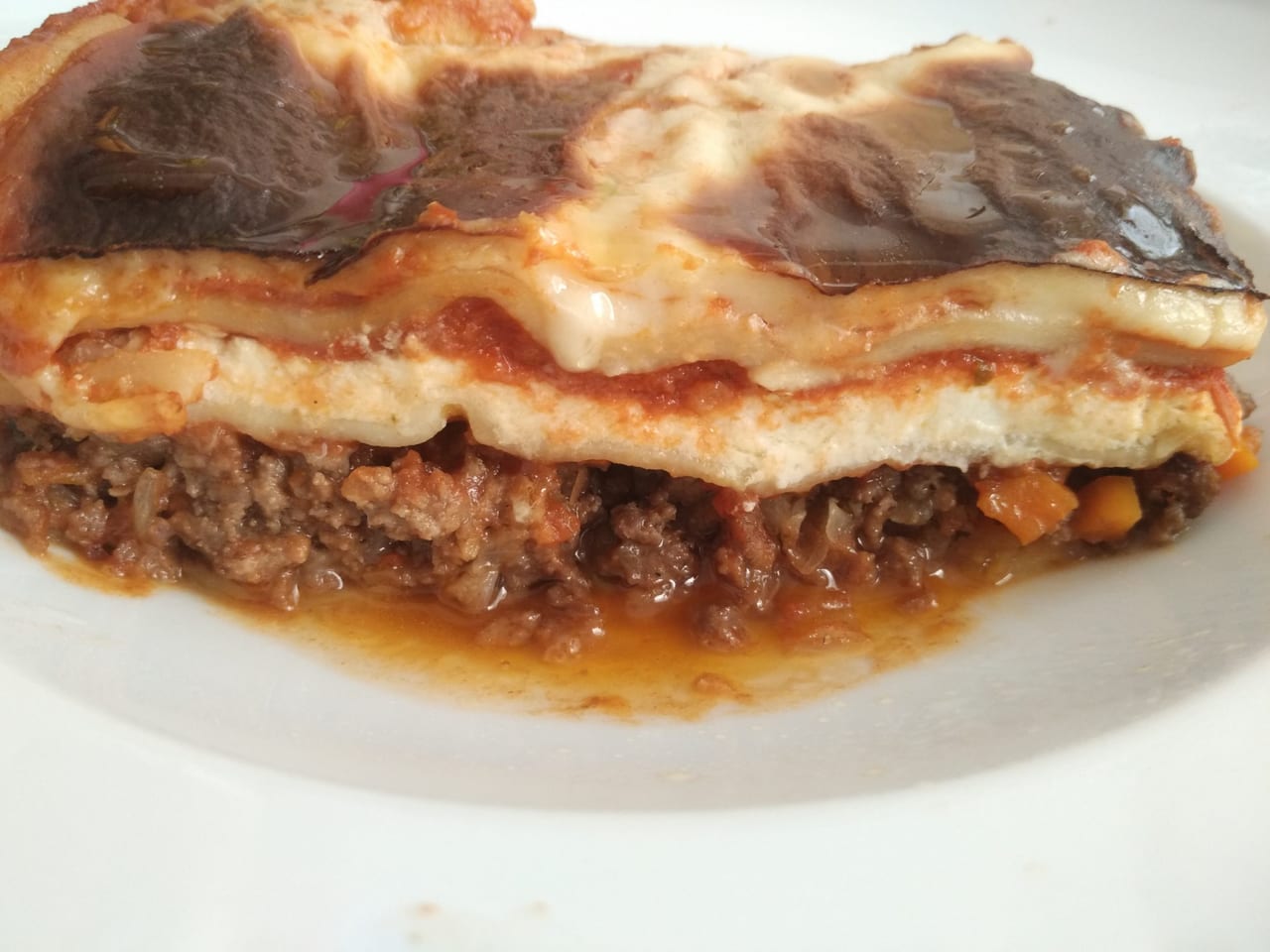 meat ricotta lasagna
