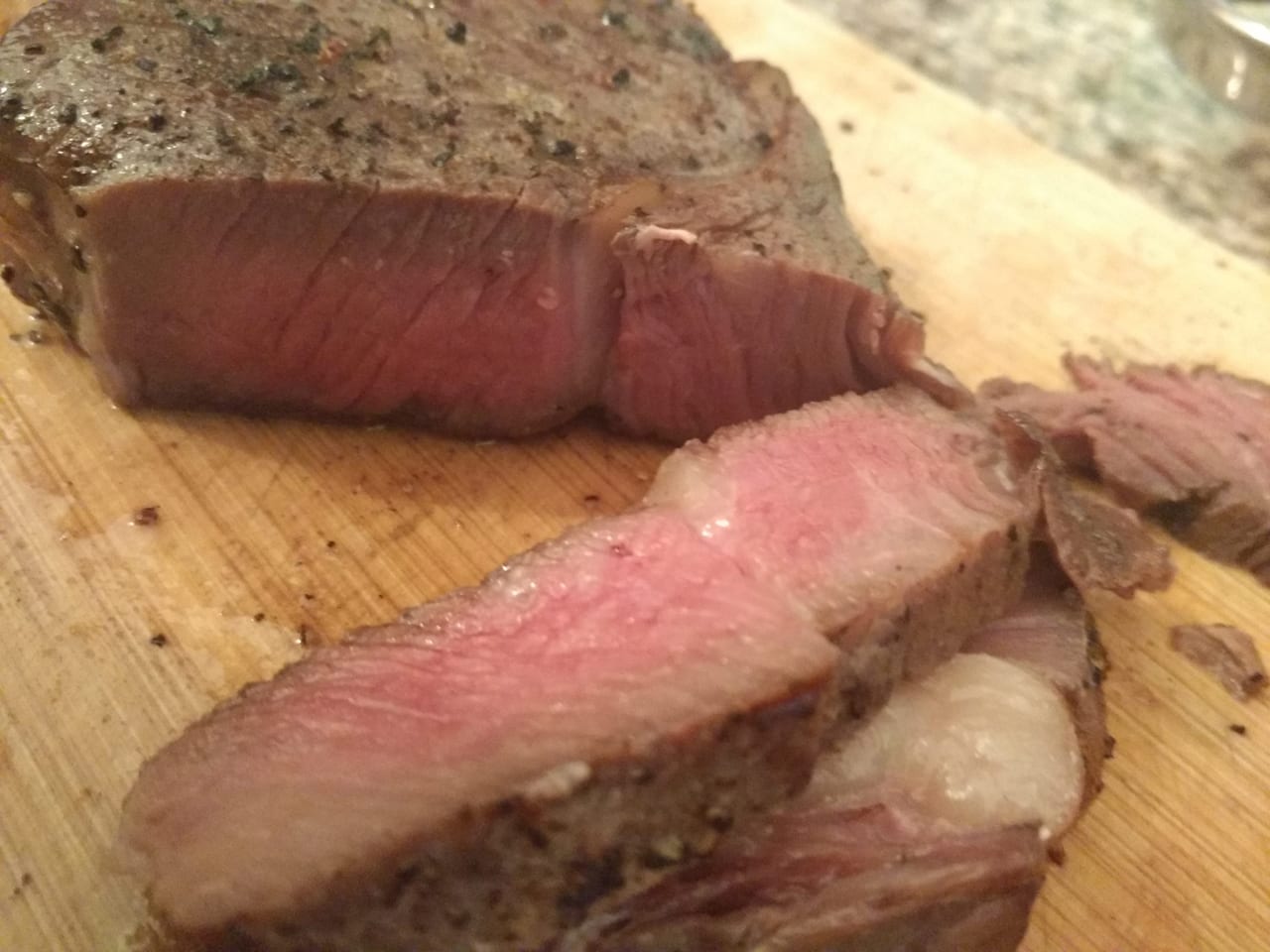 sous vide steaks