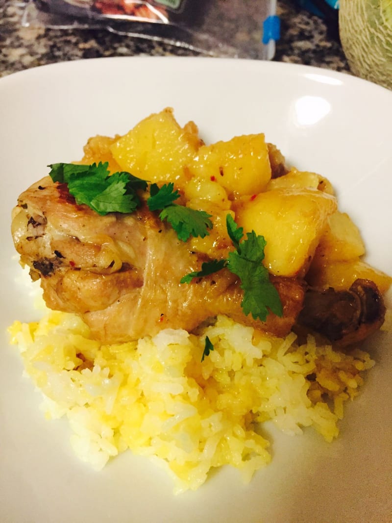 chicken roast with potatoes