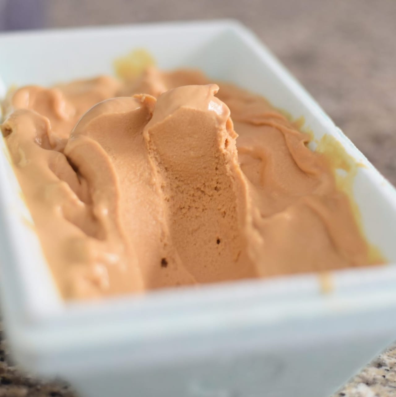 Salted caramel ice cream